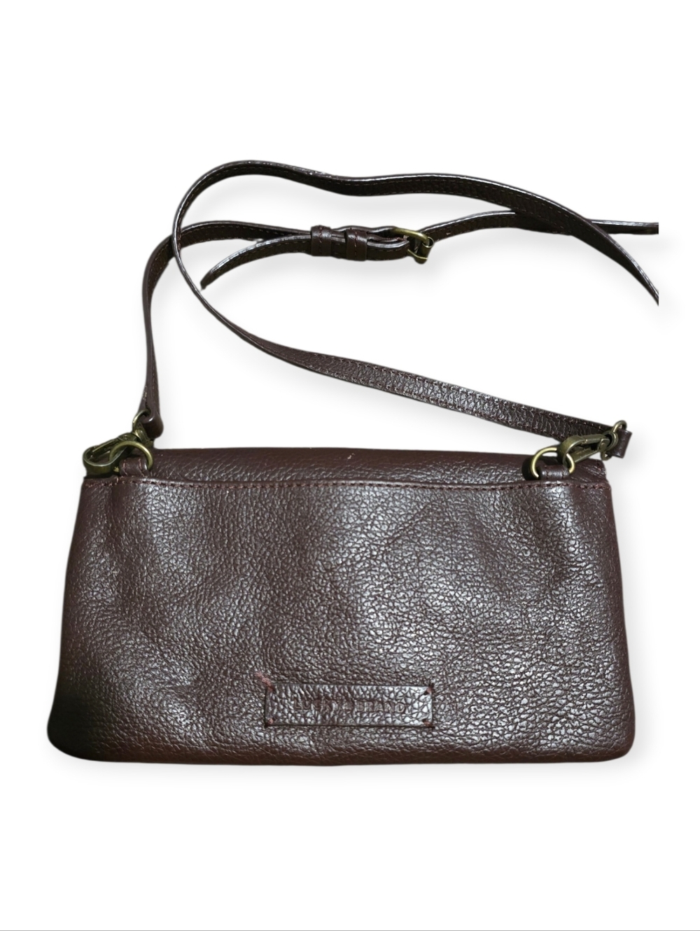 Lucky Brand bordeaux pebbled leather wallet crossbody - Picture 8 of 10